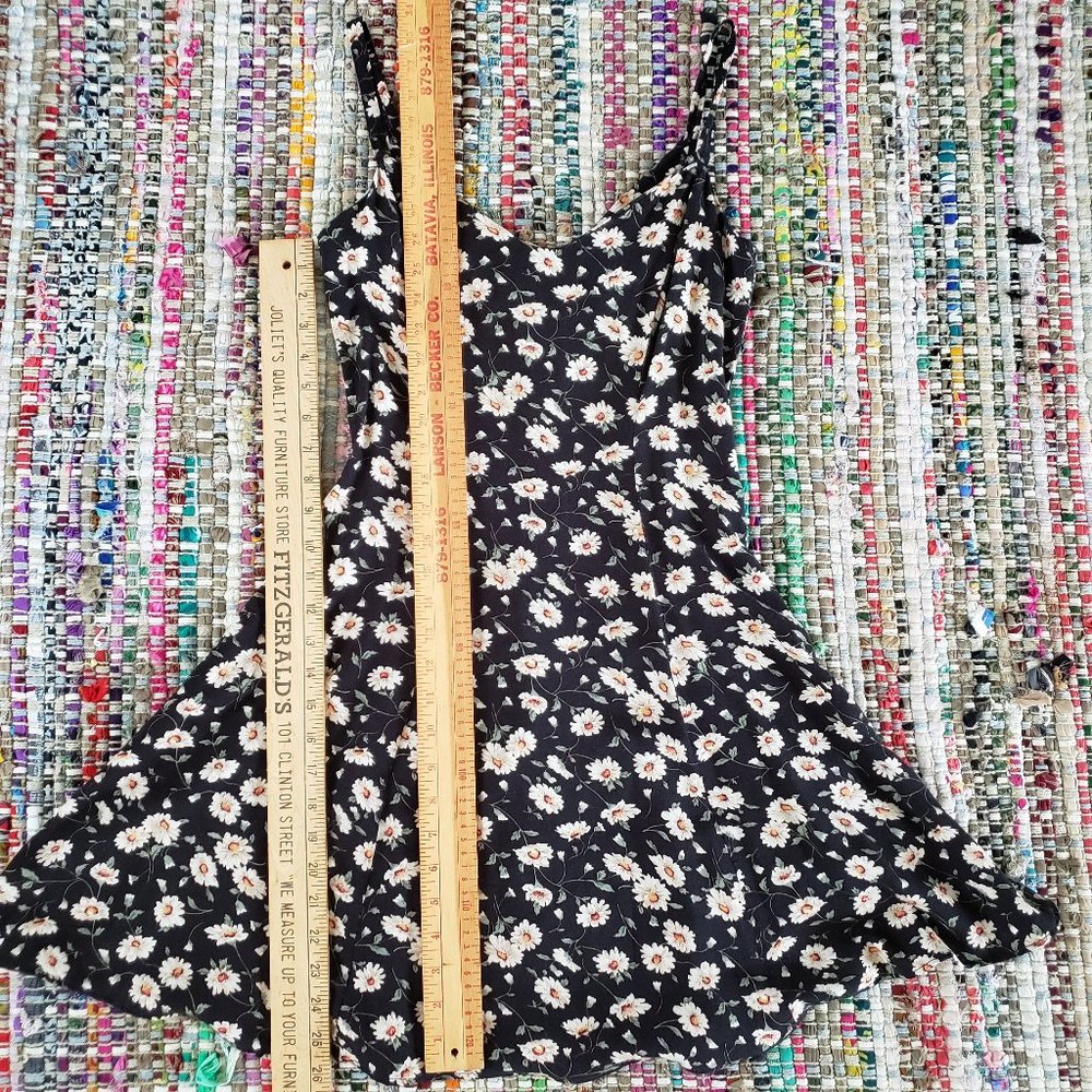 SOLD Daisy Dress 90's Flower Grunge Mini XS/S - Picture 6 of 11